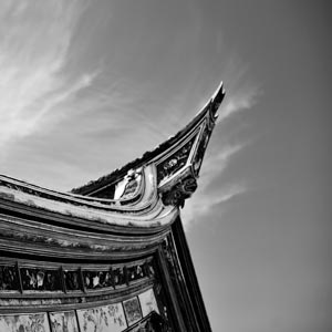 Melaka Chineese Temlpe Roof