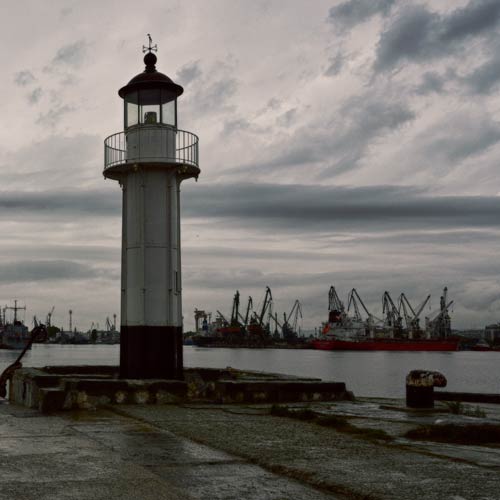 Varna Bulgarien Hafen / Port of Varna / Beach