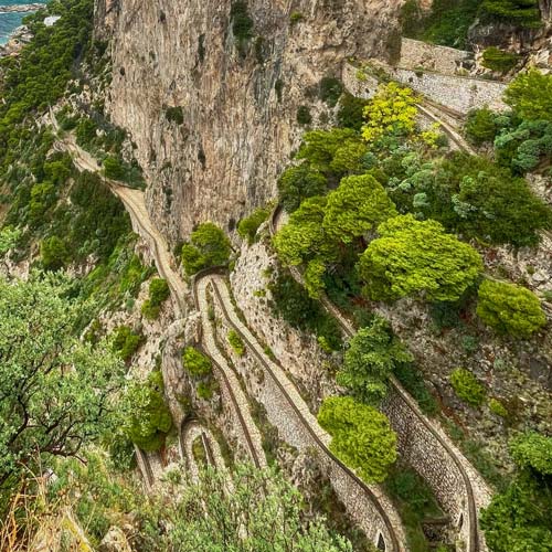 Capri Stadt Via Krupp